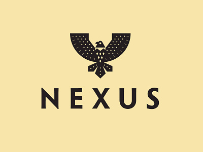 Nexus animal bird bold branding consultant design eagle geometric logo logodesign modern