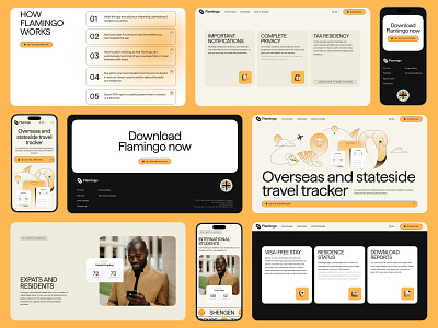 Case Study: Travel Tracker Service Website animation application website branding design graphic design hero illustration illustration interface motion graphics tourism travel ui user experience user interface ux ux design web design web marketing website website design