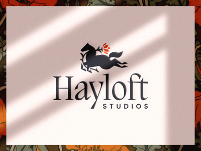 Hayloft Studios Pt. 1 brand branding chaska contemporary design floral flower gather graphic design hayloft high end horse logo mark mn store front typography whimsical