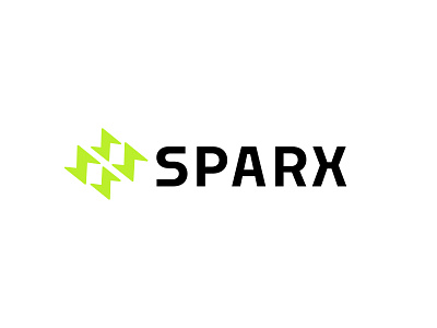 Sparx Electric bold branding chrage design electric geometric logo logodesign modern spark