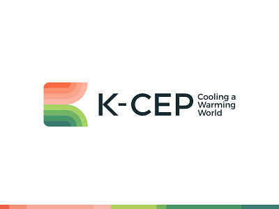 K-CEP, logo design for climate and energy global initiative clima climate climate solutions cooling energy environmental foundation global green impact initiative international investment k letter mark monogram logo logo design low carbon sustainable works