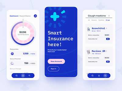 Health Insurance Mobile App Design android app design android app designer app design app interface app interface designer app ui design app ui designer application design apps ui design mobile app design mobile applications design mobile ui designer