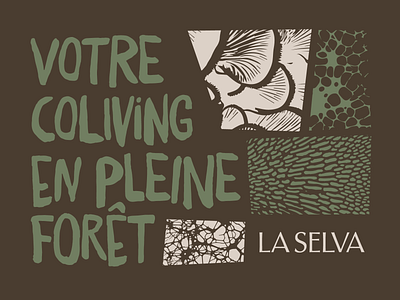 La Selva® brand branding coliving cowork design france logo logotype nature symbol trademark