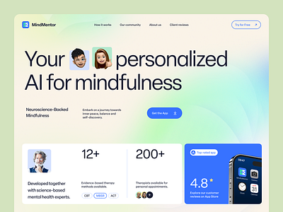 Landing Page for AI Wellness SaaS landing landing design landing page landing page design landing ui landing ux