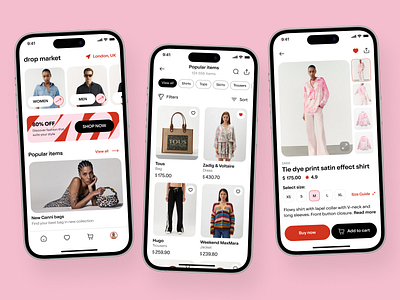 E-commerce Mobile App app app design app ui design mobile mobile app mobile app design mobile design mobile ui mobile ux ui ui ux ui ux design ux