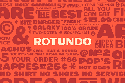 Rotundo Soft bubble font sanserif soft type typedesign