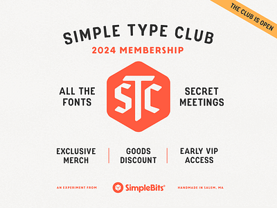 Simple Type Club 2024 fonts type typedesign typography