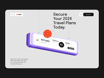 Airjet – Your Gateway to Effortless Flight Booking booking concept design illustration ui user experience user friendly ux web web platform