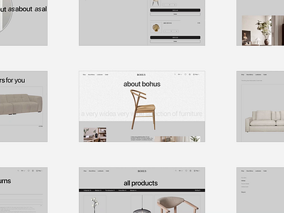 Bohus [E-commerce] animation design ui ux web