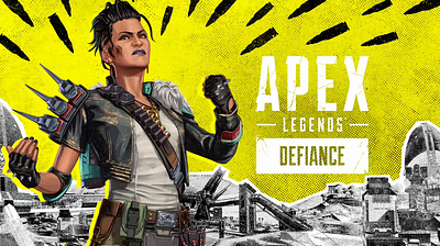 Apex Legends S12 - Case Study apex legends branding bullet case study collage design grit grunge halftone illustration industrial key art lightning logo motion punk ripped paper texture type video game